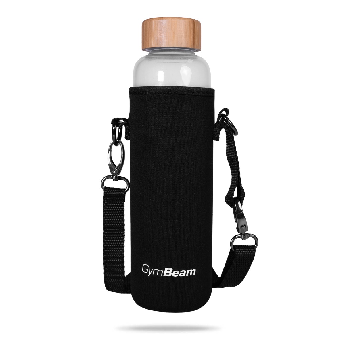 Staklena boca Bamboo 600 ml - GymBeam
