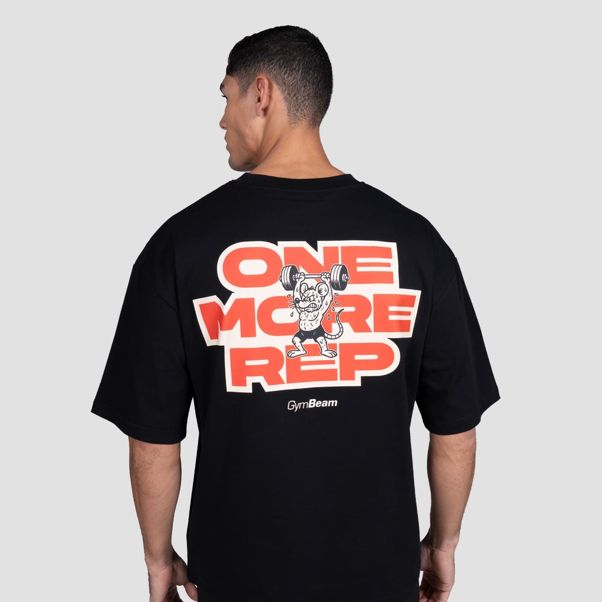 Majica GymRat Black - GymBeam