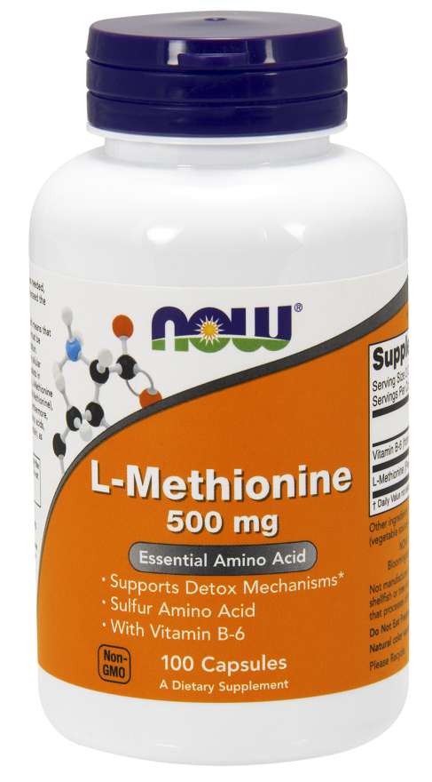L-Metionin 500 mg - NOW Foods