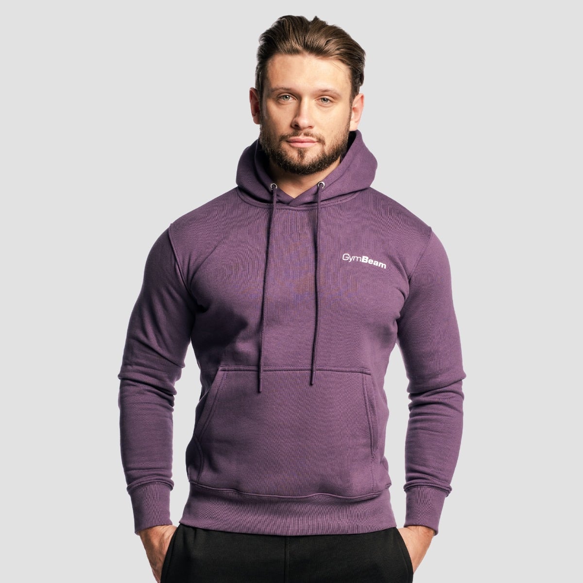 Men’s Athlete Hoodie Obsidian - GymBeam