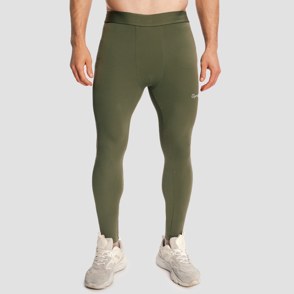 Muške tajice Combat Olive Grey - GymBeam