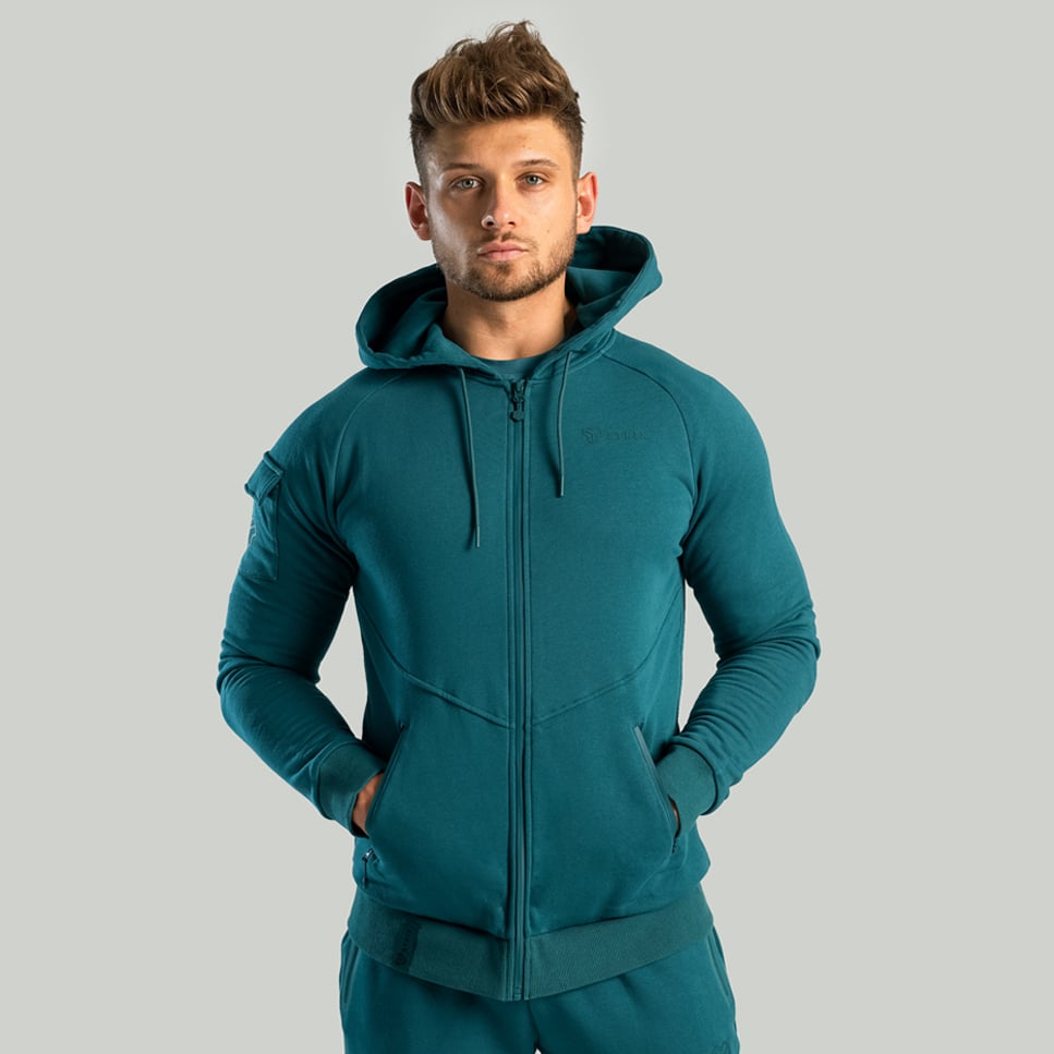 Dukserica Zip Up Nova Deep Teal - STRIX
