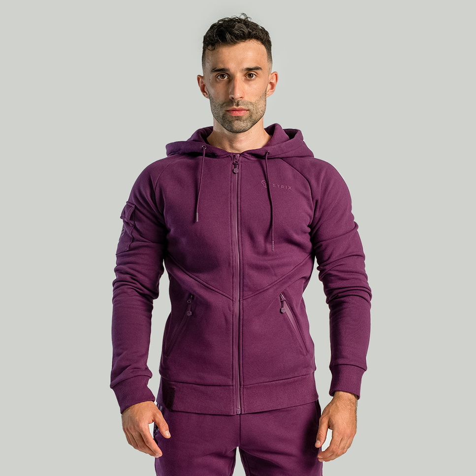 Dukserica Zip Up Nova Plum - STRIX