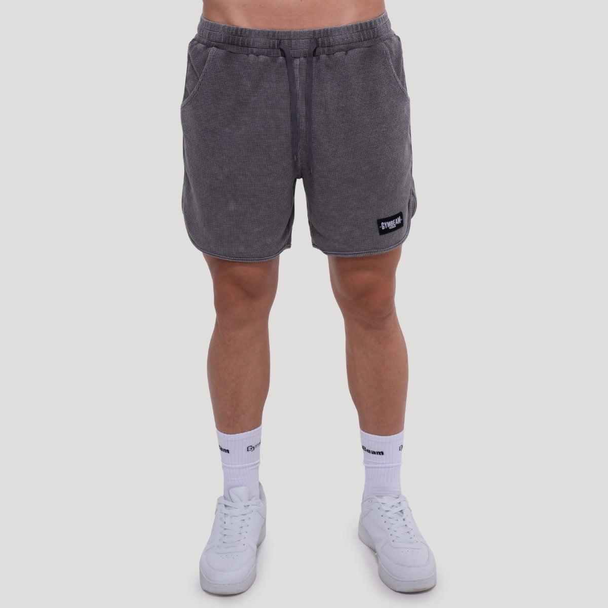 Persistence Washed Gray Shorts - GymBeam