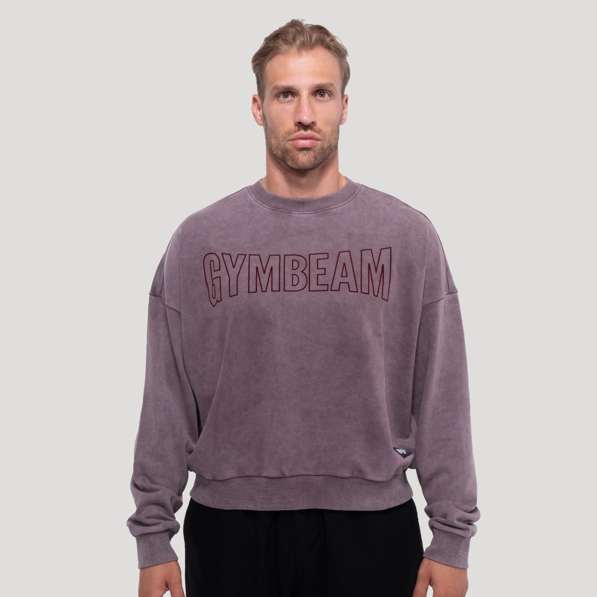Persistence Washed Brown Hoodie - GymBeam