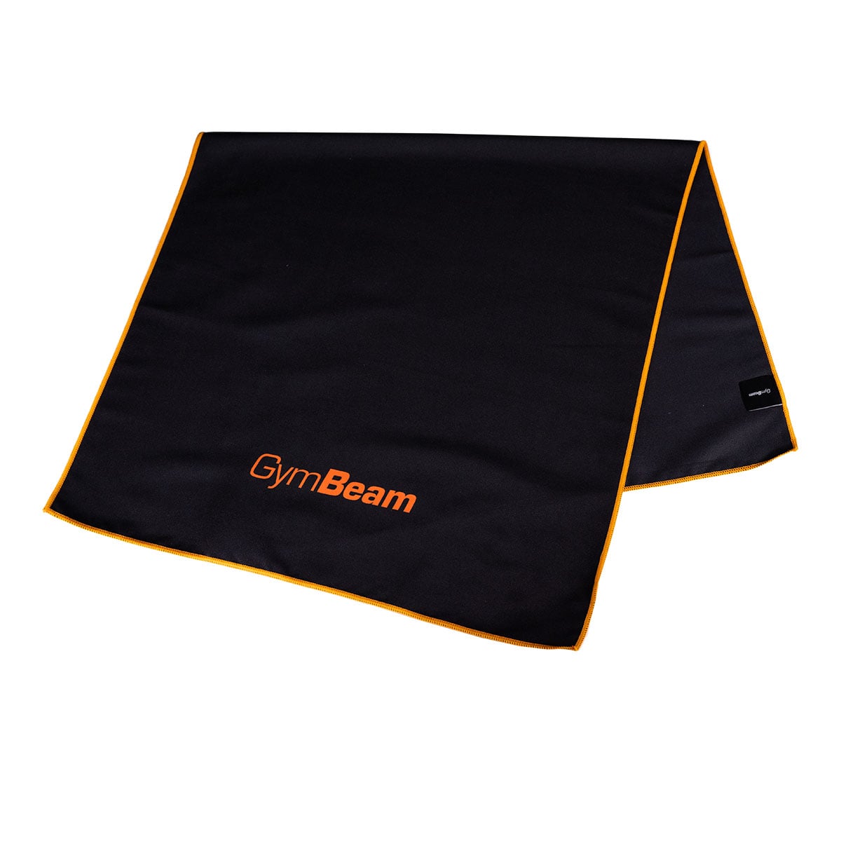 Brzosušeći sportski ručnik Black/Orange – GymBeam