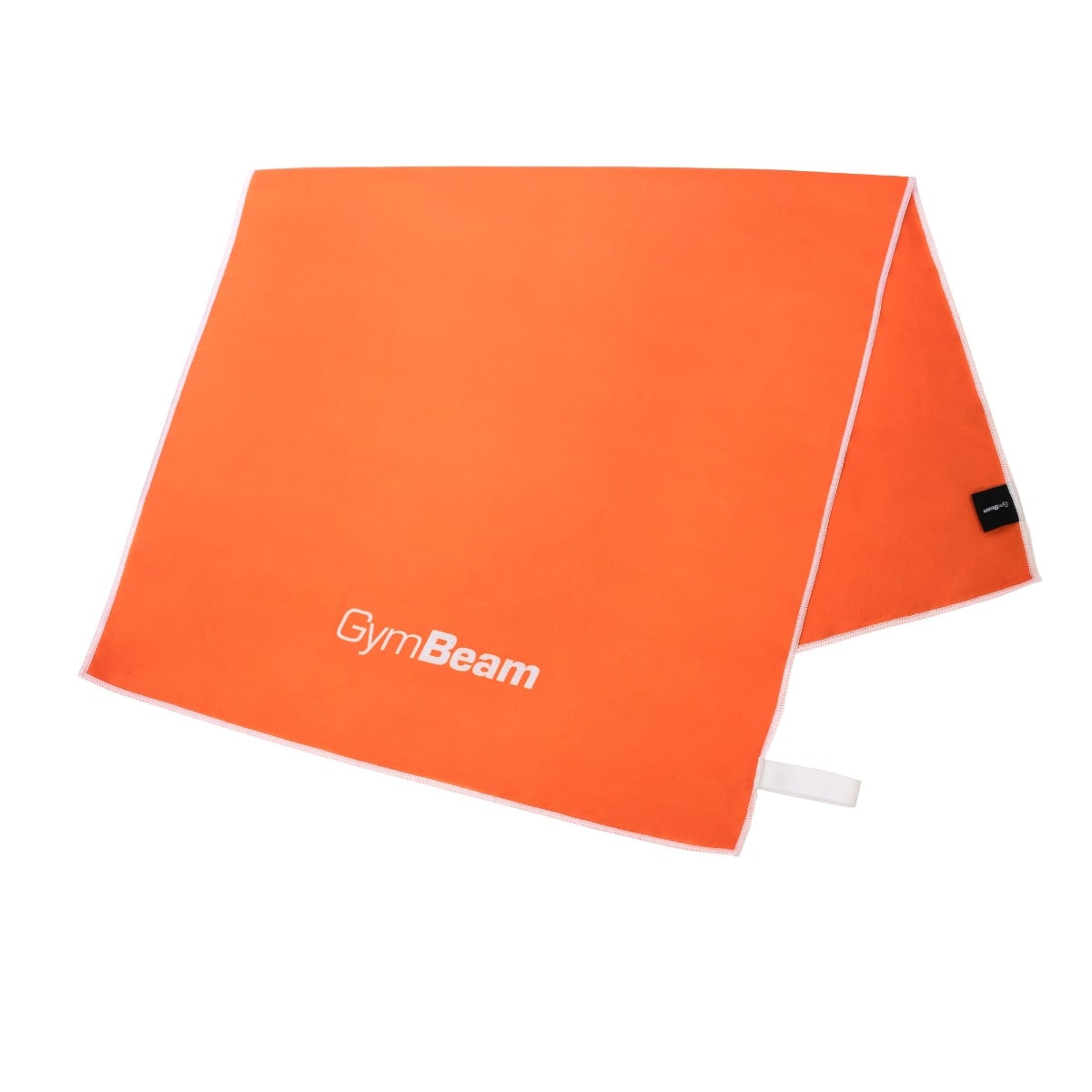Brzosušeći sportski ručnik Orange/White – GymBeam