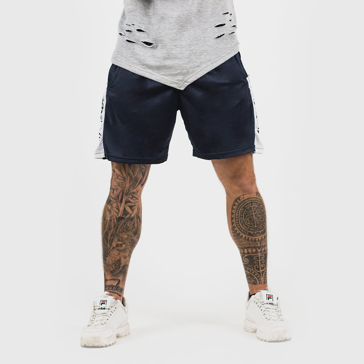 Kratke hlače Vertical Navy - GymBeam