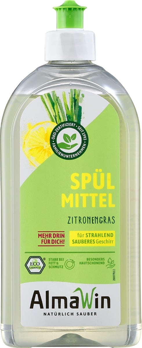 Tekuće sredstvo za suđe Limunska trava 500 ml - AlmaWin