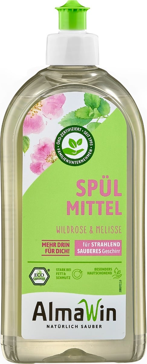 Tekuće sredstvo za suđe Divlja ruža & matičnjak 500 ml - AlmaWin
