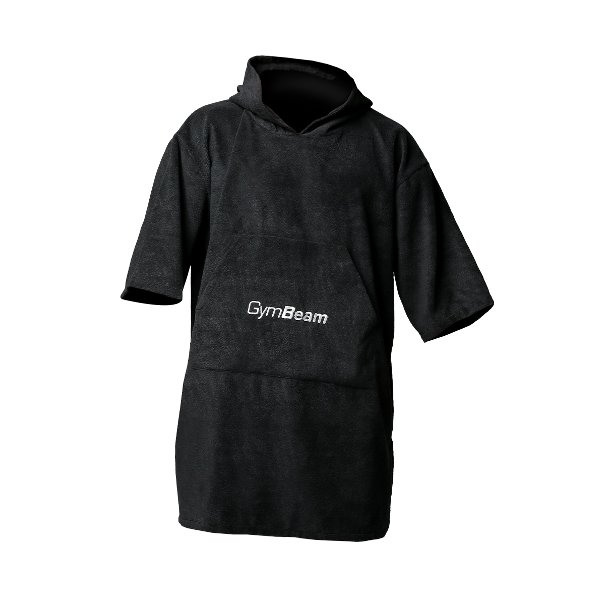Poncho ručnik Terry Black - GymBeam