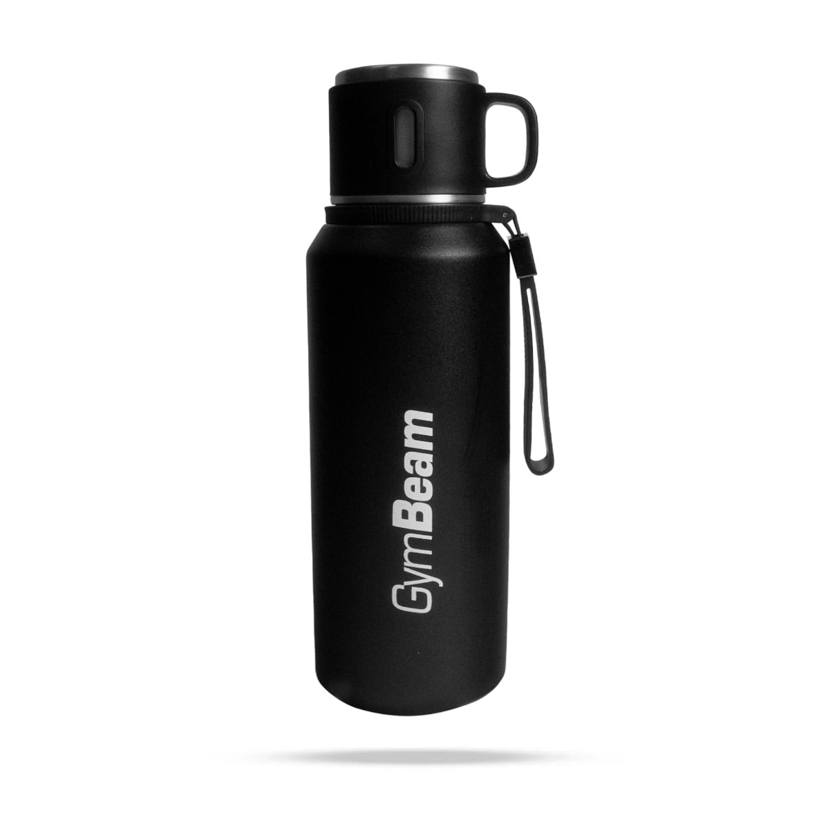 Termosica Steel Vacuum Black 1000 ml - GymBeam