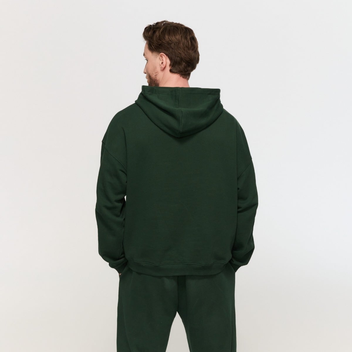 Dukserica s kapuljačom Varsity Green - GymBeam