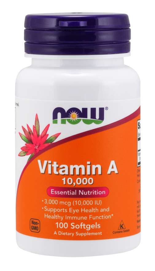 Vitamin A 10 000 IU - NOW Foods