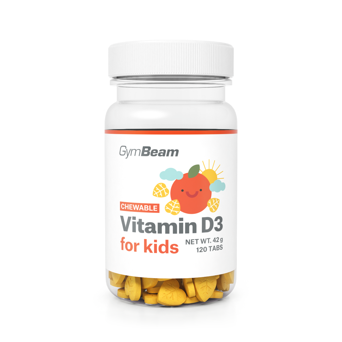 Vitamin D3 pastile za djecu 400 IU - GymBeam