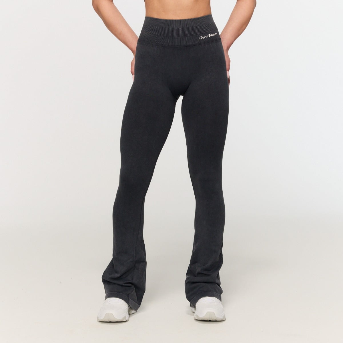 Ženske bešavne hlače Fierce Dark Grey - GymBeam
