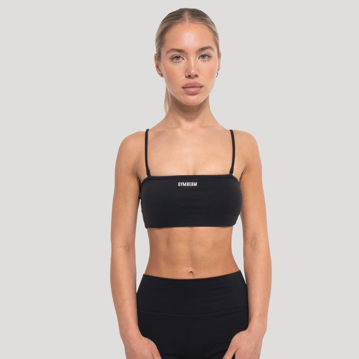 Ženski sportski top Flow Black - GymBeam
