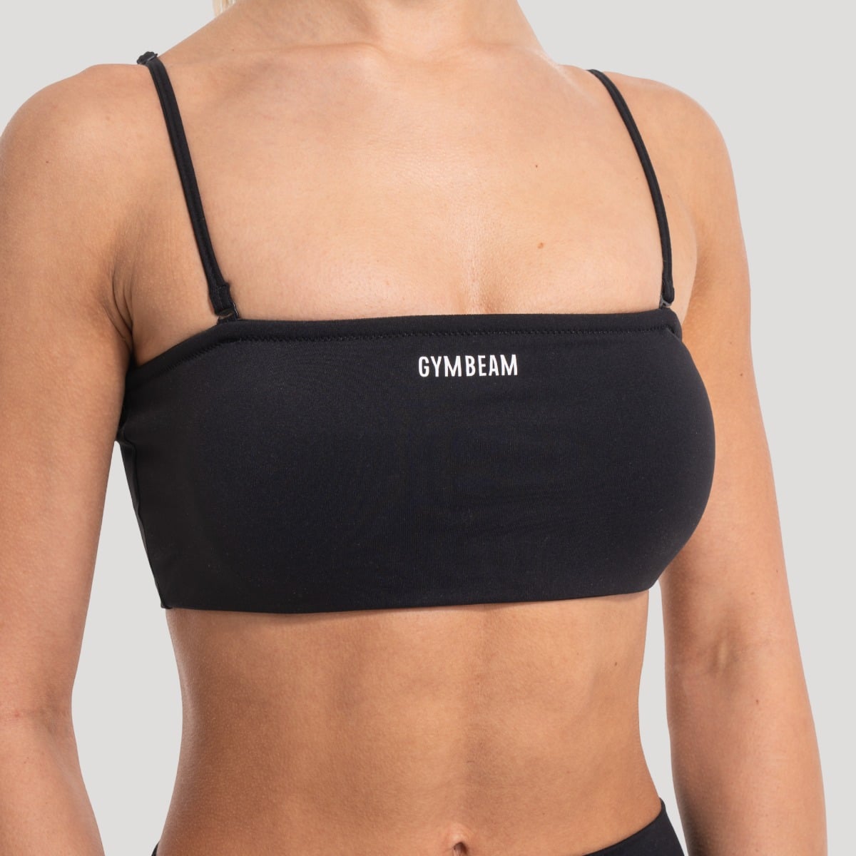 Ženski sportski top Flow Black - GymBeam