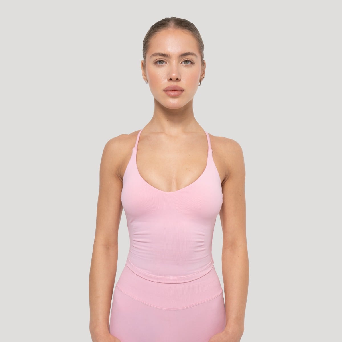 Ženska majica bez rukava Luma Baby Pink - GymBeam
