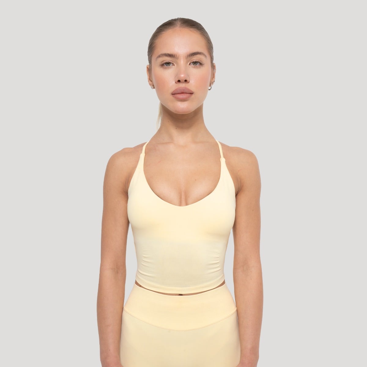 Ženska majica bez rukava Luma Butter Yellow - GymBeam