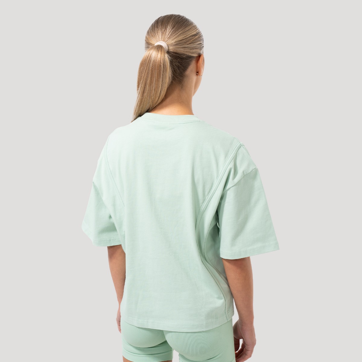 Women‘s Mochi Oversized T-Shirt Green - GymBeam