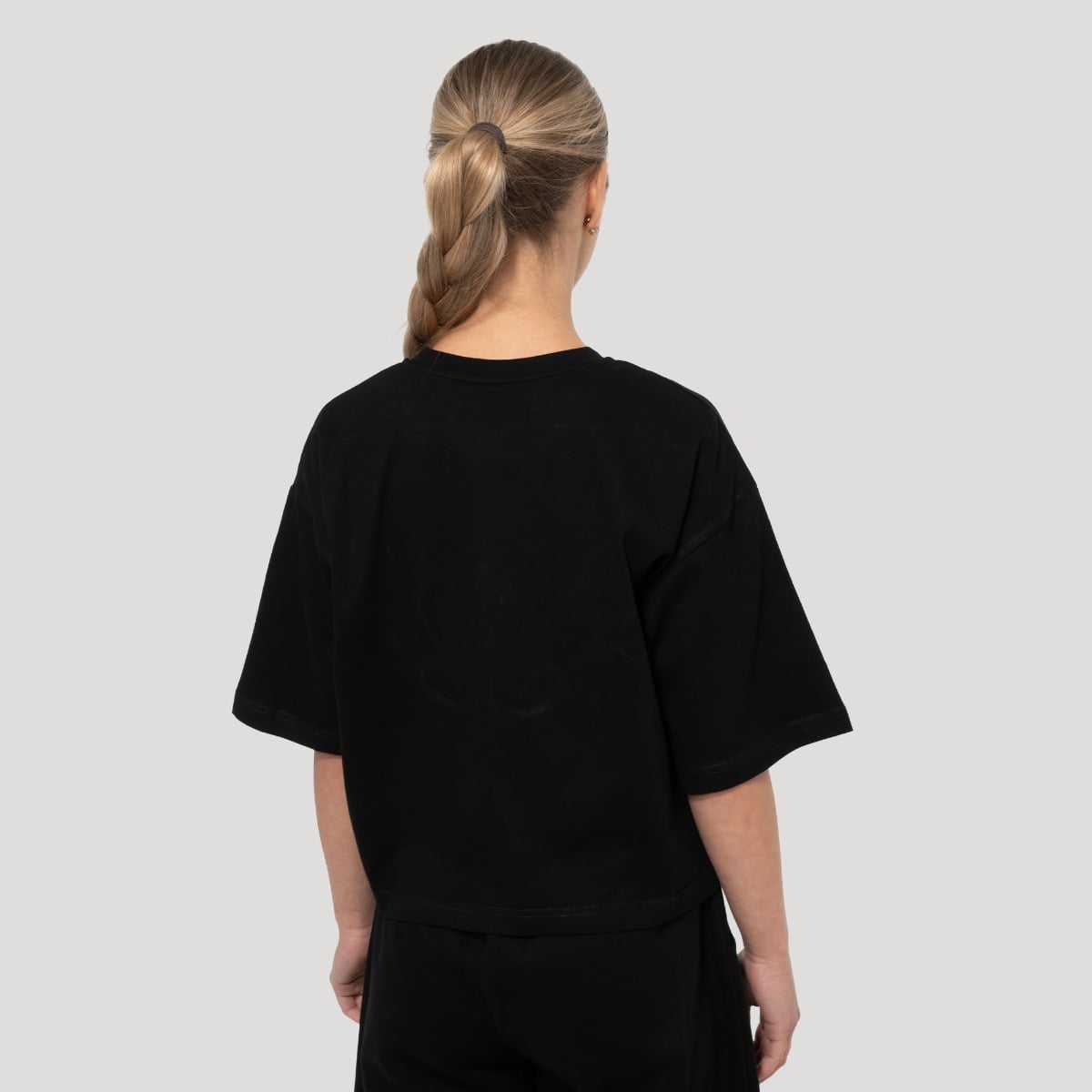 Ženska majica kratih rukava Thorn Black - GymBeam