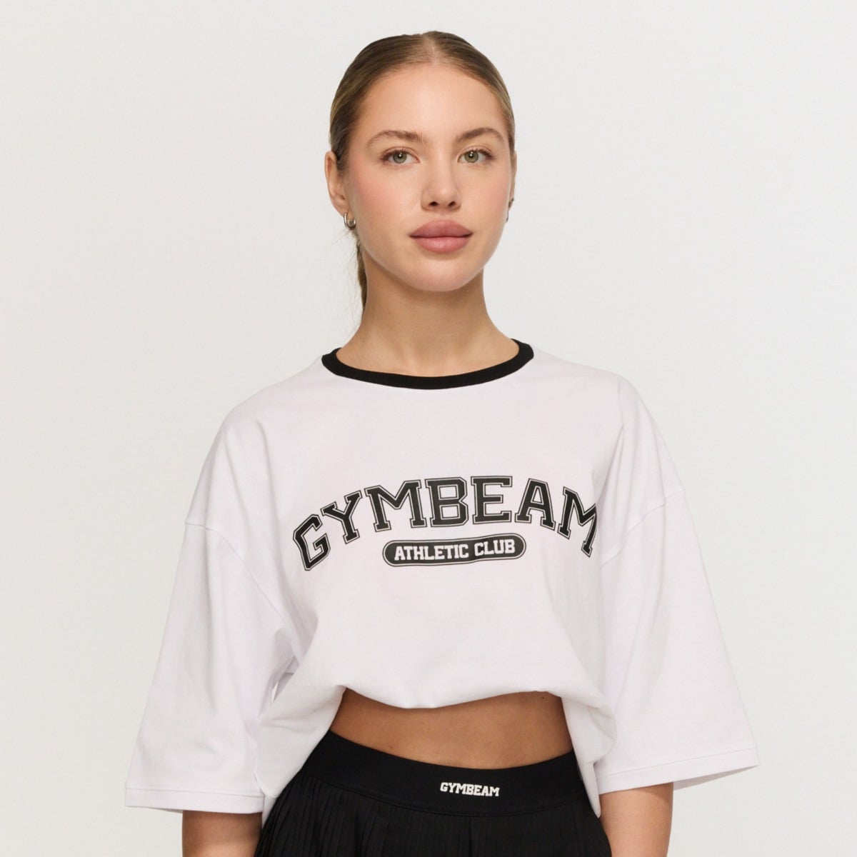 Ženska Oversized majica Varsity White - GymBeam
