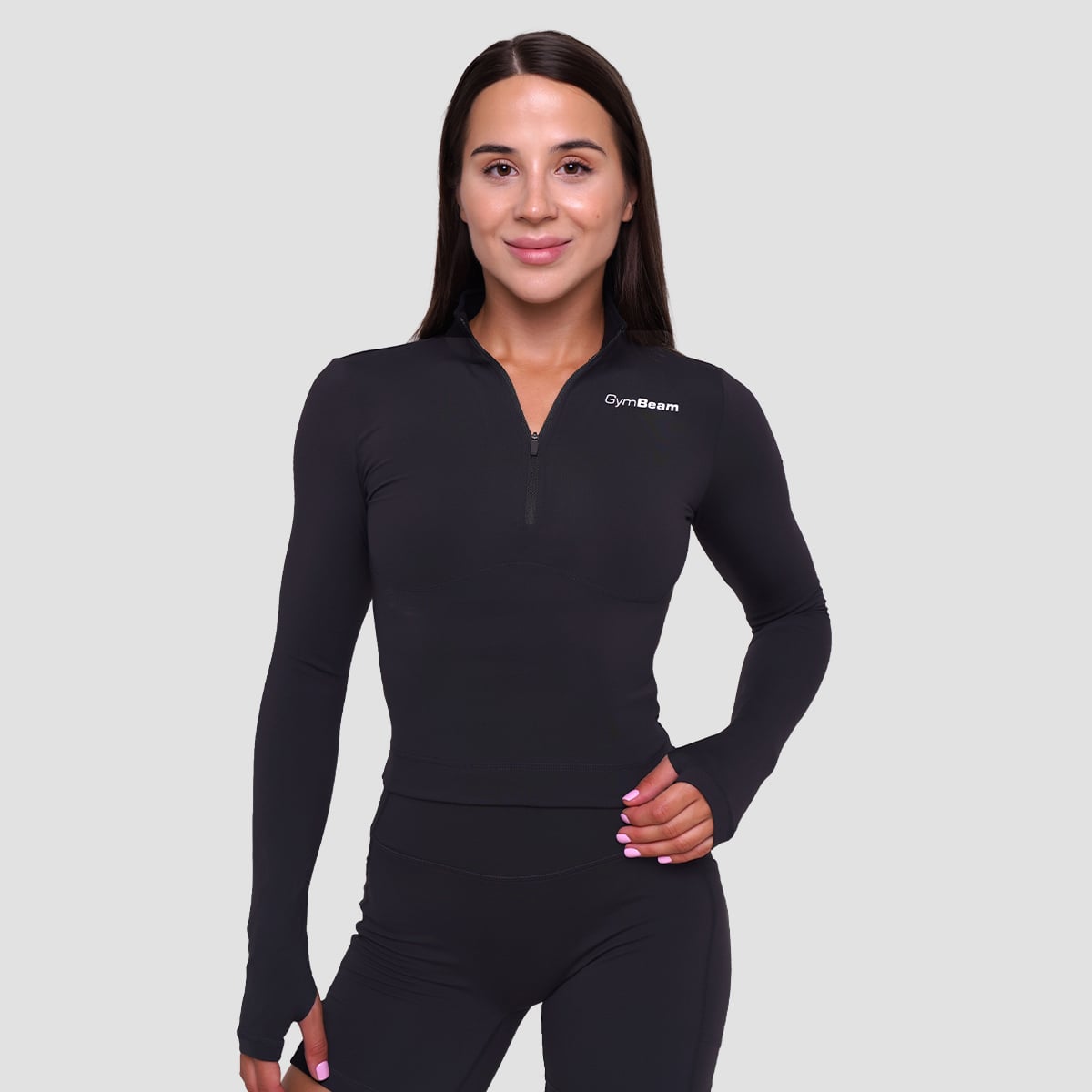 Ženska sportska majica Ignite Black - GymBeam