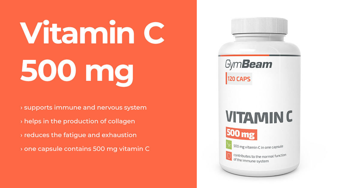 Vitamín C 500 - GymBeam
