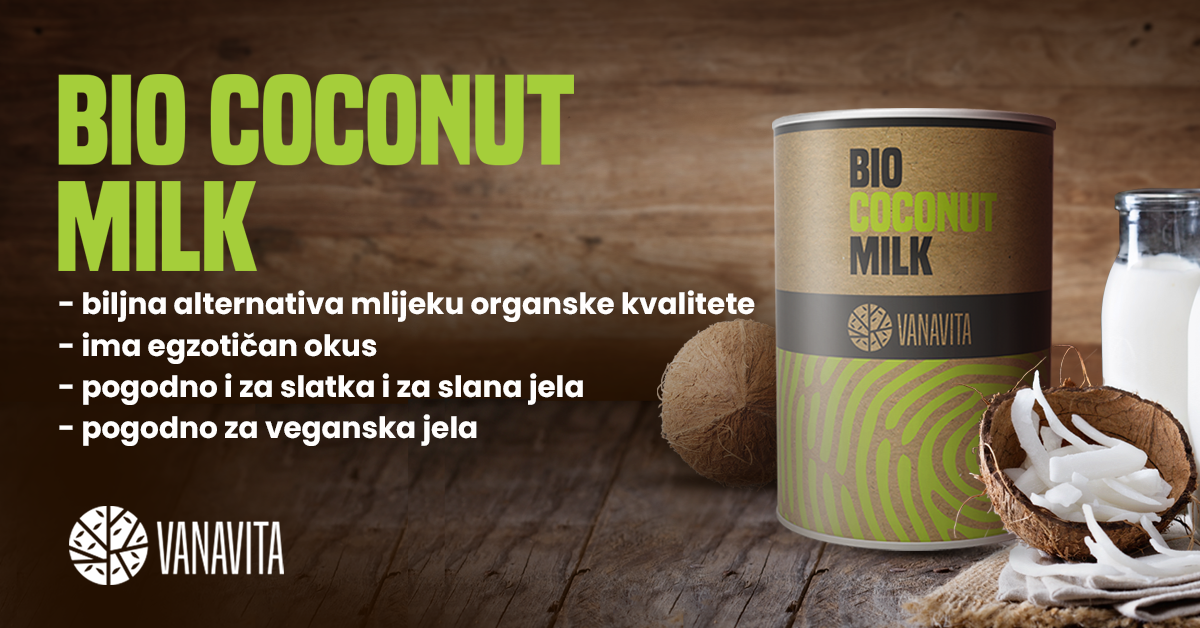 BIO kokosovo mlijeko - VanaVita