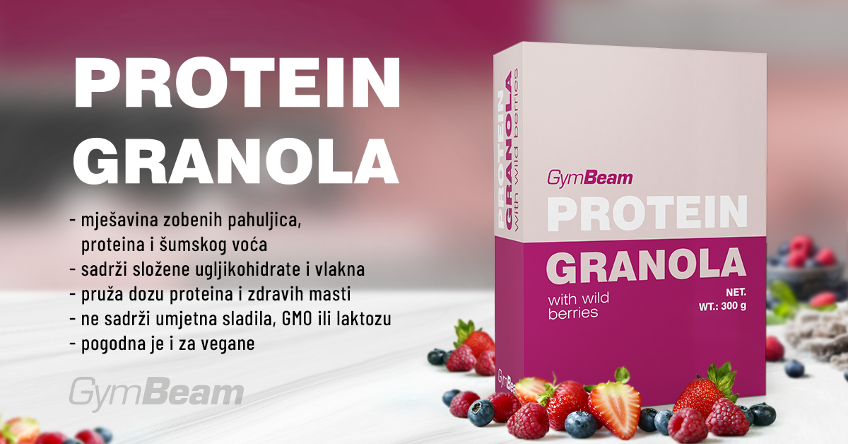 Proteinska granola sa šumskim voćem - GymBeam
