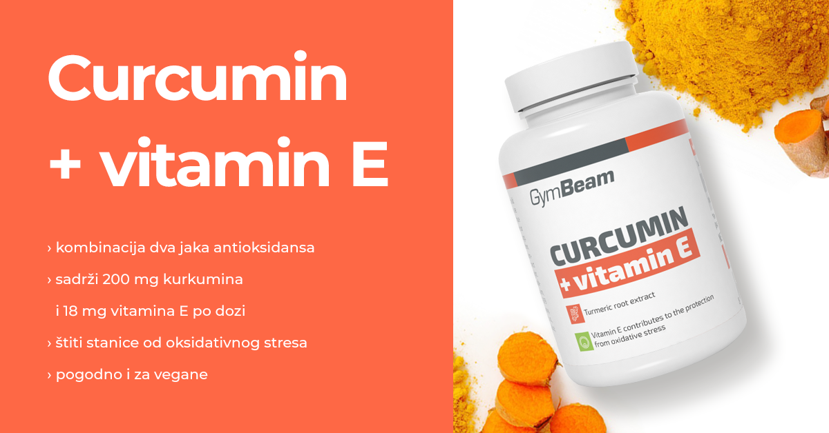 Kurkumin + Vitamin E - GymBeam