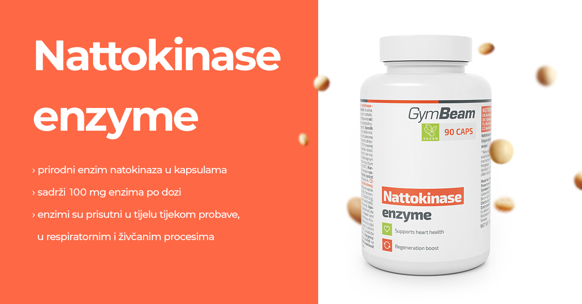 Nattokinaza enzim - GymBeam