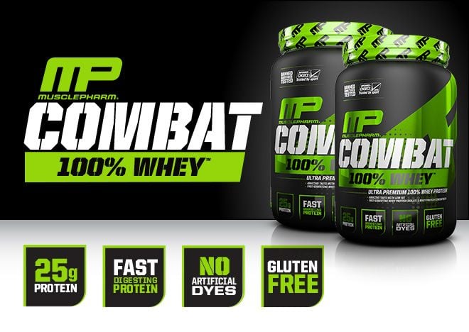 Protein Combat 100% Whey – MusclePharm