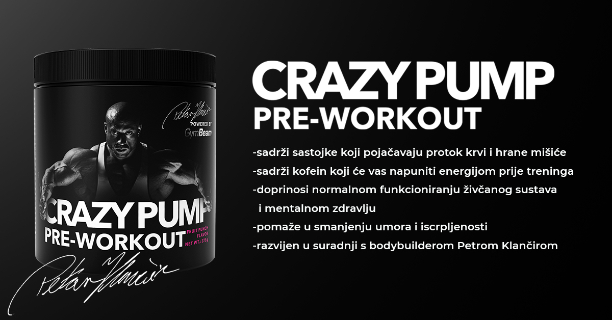 Crazy Pump Pre-Workout - GymBeam